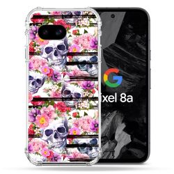 Coque Renforcée Pour Google Pixel 8A Tete de Mort Pattern
