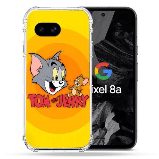 Coque Renforcée Pour Google Pixel 8A Tom Jerry