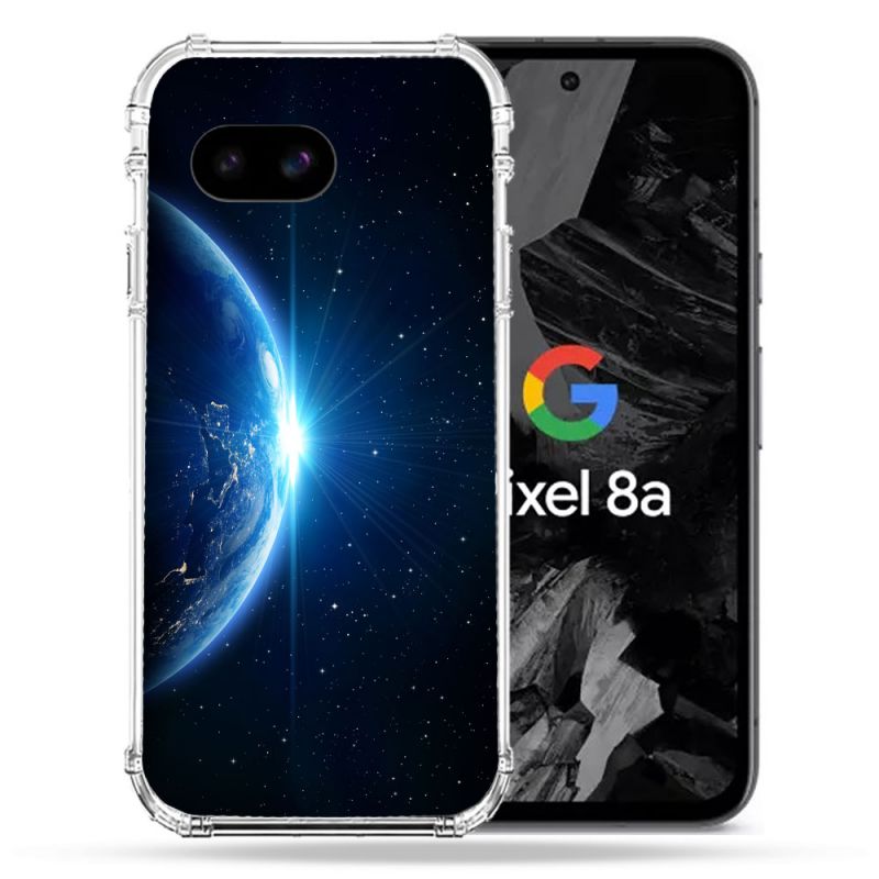 Coque Renforcée Pour Google Pixel 8A Univers Planete Terre