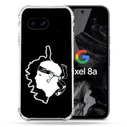 Coque Renforcée Pour Google Pixel 8A Voyage Corse Noir