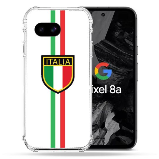Coque Renforcée Pour Google Pixel 8A Voyage Italie 3 Blanc