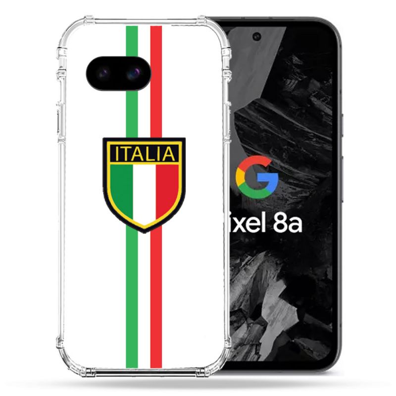Coque Renforcée Pour Google Pixel 8A Voyage Italie 3 Blanc