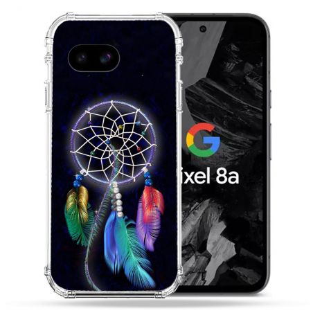 Coque Renforcée Pour Google Pixel 8A Zen Attrape Reve Multicolore