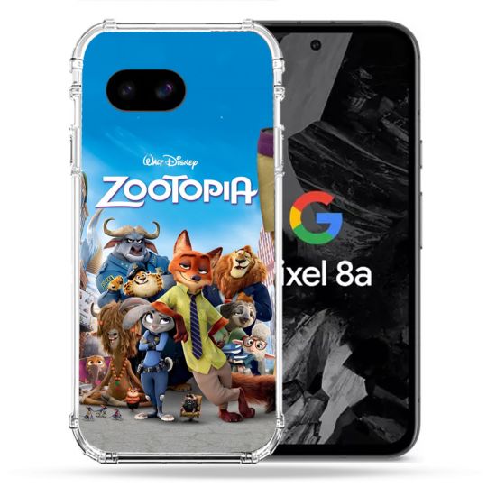 Coque Renforcée Pour Google Pixel 8A Zootopia