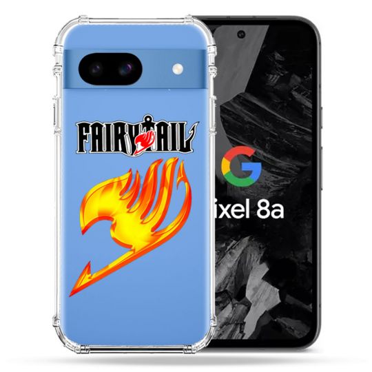 Coque Transparente Pour Google Pixel 8A Fairy Tail