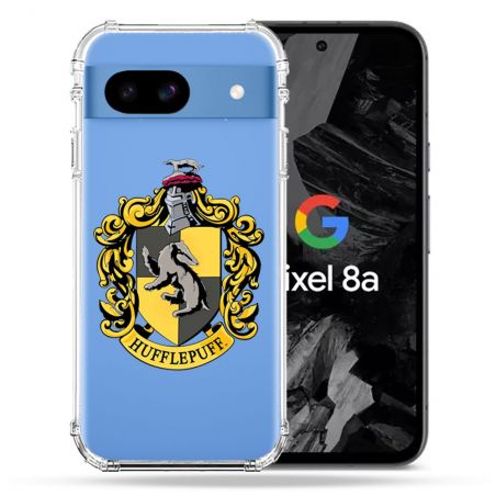 Coque Transparente Pour Google Pixel 8A Harry Potter Hufflepuff