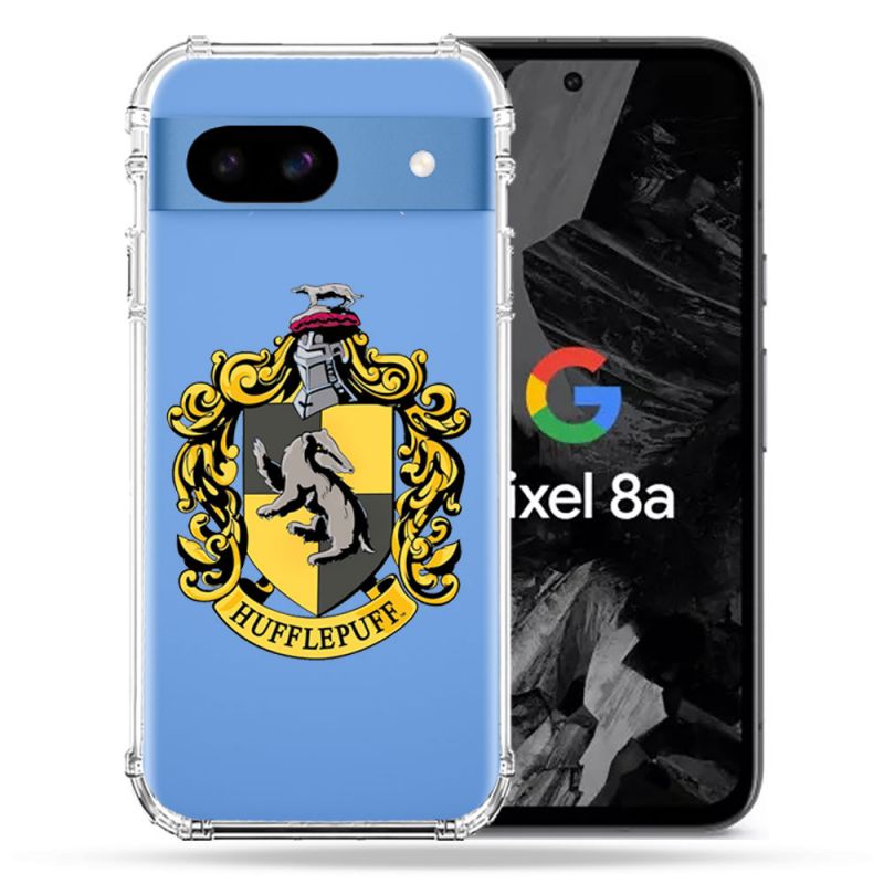Coque Transparente Pour Google Pixel 8A Harry Potter Hufflepuff