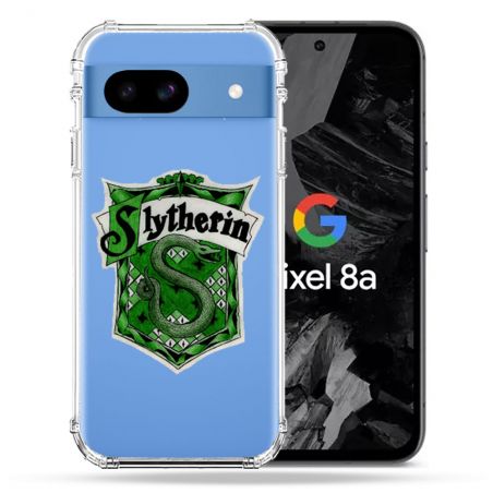 Coque Transparente Pour Google Pixel 8A Harry Potter Slytherin