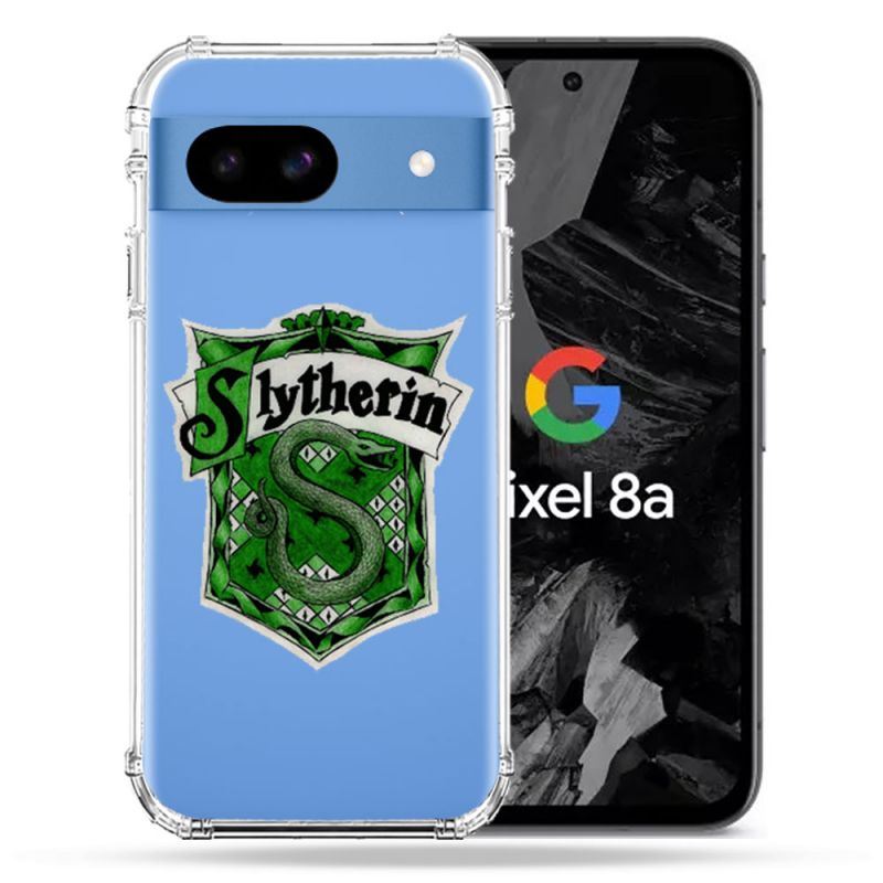 Coque Transparente Pour Google Pixel 8A Harry Potter Slytherin
