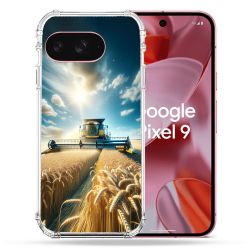 Coque Renforcée Pour Google Pixel 9 Agriculture Moissonneuse Blé