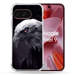 Coque Renforcée Pour Google Pixel 9 Animal Aigle Royal Noir
