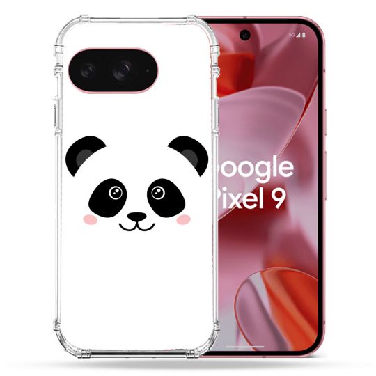 Coque Renforcée Pour Google Pixel 9 Animal Panda Blanc