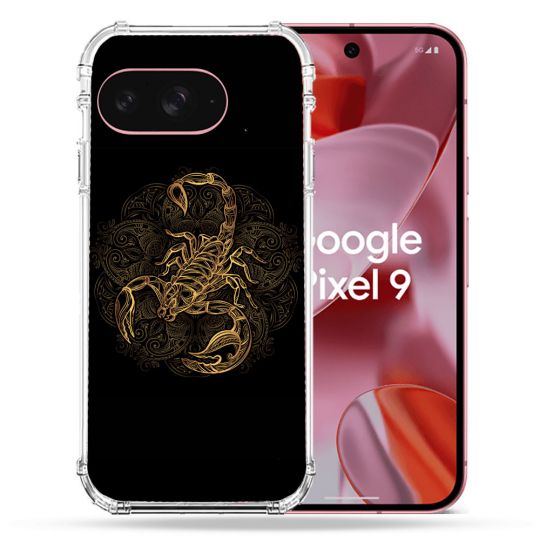 Coque Renforcée Pour Google Pixel 9 Animal Scorpion Fresque