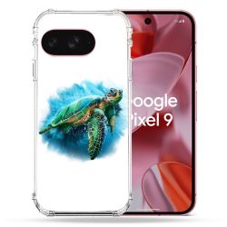 Coque Renforcée Pour Google Pixel 9 Animal Tortue Blanche multicolore