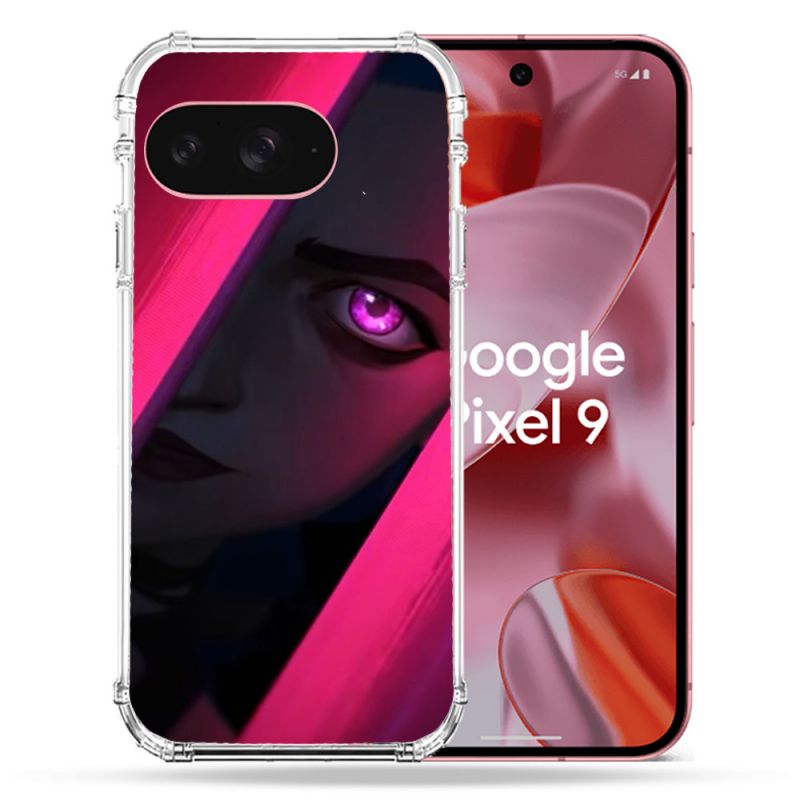 Coque Renforcée Pour Google Pixel 9 Arcane Jynx Rose