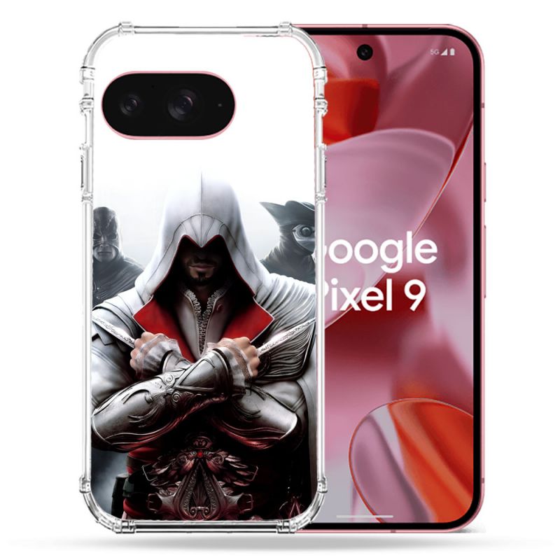 Coque Renforcée Pour Google Pixel 9 Assassin Creed Mask