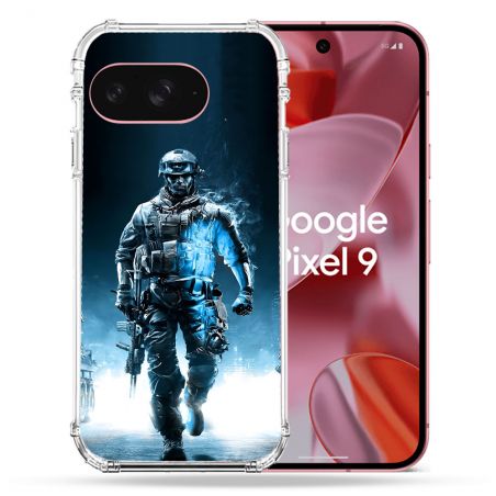 Coque Renforcée Pour Google Pixel 9 Call Of Duty Guerrier