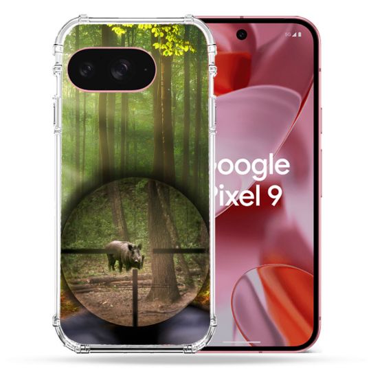 Coque Renforcée Pour Google Pixel 9 Chasse Sanglier Viseur