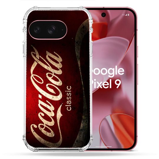 Coque Renforcée Pour Google Pixel 9 Coca Cola Classique