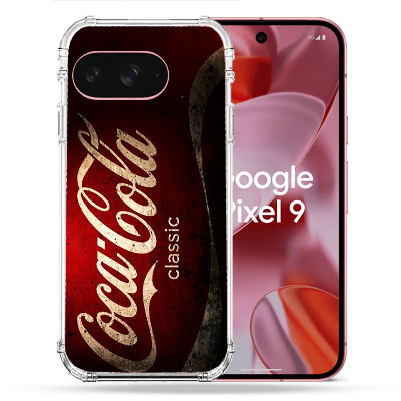 Coque Renforcée Pour Google Pixel 9 Coca Cola Classique