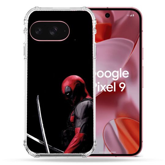Coque Renforcée Pour Google Pixel 9 Deadpool Epee
