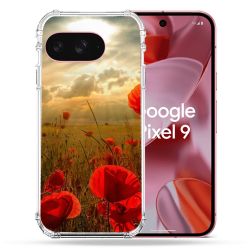 Coque Renforcée Pour Google Pixel 9 Fleur Coquelicot