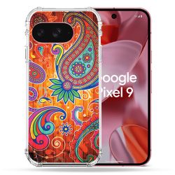 Coque Renforcée Pour Google Pixel 9 Fleur Psychedelic