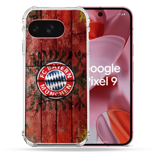 Coque Renforcée Pour Google Pixel 9 Foot Bayern Munich Drapeau