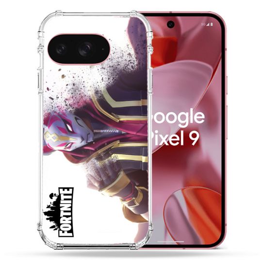 Coque Renforcée Pour Google Pixel 9 Fortnite Blanc