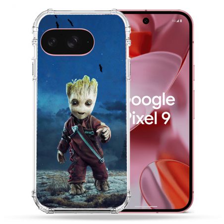 Coque Renforcée Pour Google Pixel 9 Groot Bleu
