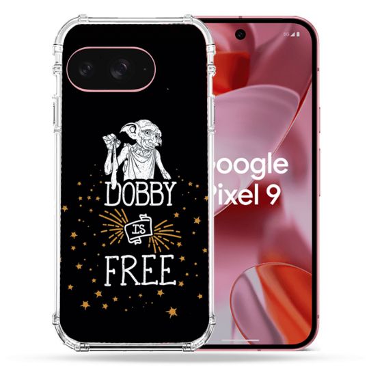 Coque Renforcée Pour Google Pixel 9 Harry Potter Dobby Free Noir