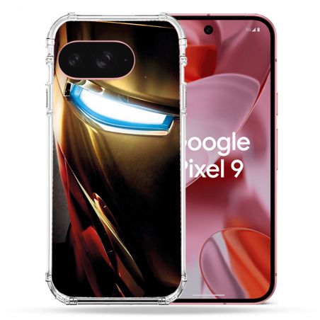 Coque Renforcée Pour Google Pixel 9 Iron Man Casque
