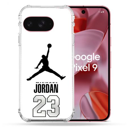 Coque Renforcée Pour Google Pixel 9 Jordan 23 Blanc