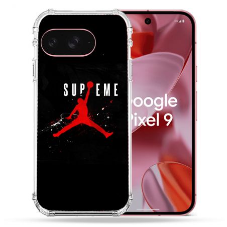 Coque Renforcée Pour Google Pixel 9 Jordan Supreme Noir