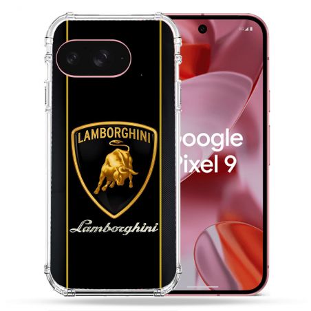 Coque Renforcée Pour Google Pixel 9 Lamborghini Carbone
