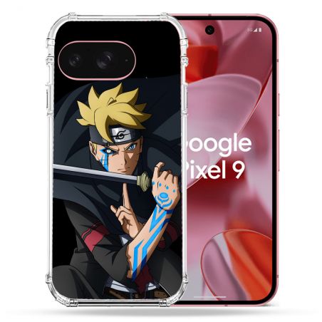 Coque Renforcée Pour Google Pixel 9 Manga Boruto Tatouage