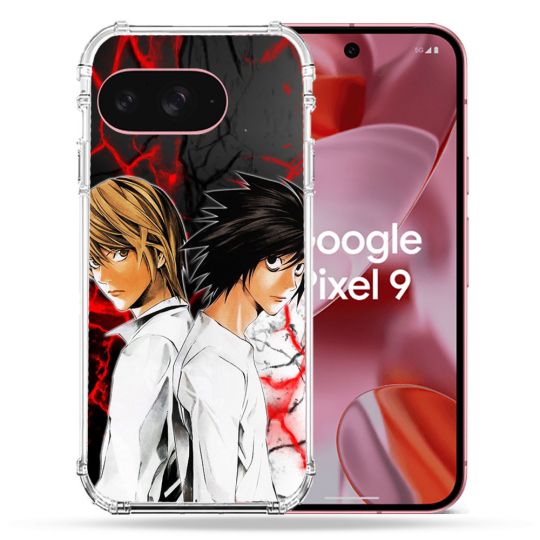 Coque Renforcée Pour Google Pixel 9 Manga Death Note Duo