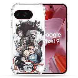Coque Renforcée Pour Google Pixel 9 Manga Demon Slayer Blanc