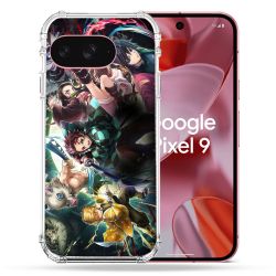 Coque Renforcée Pour Google Pixel 9 Manga Demon Slayer Groupe