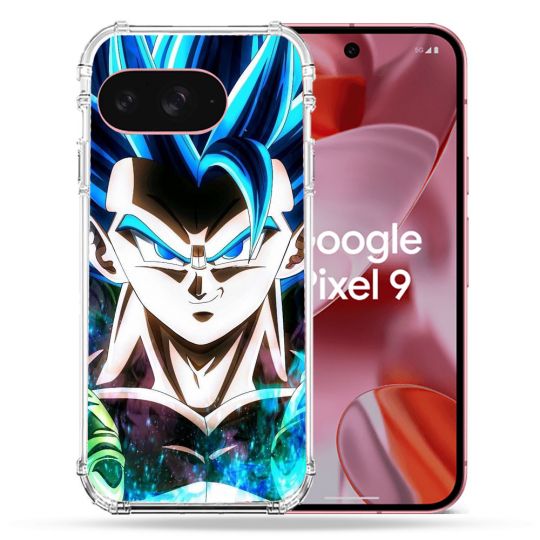 Coque Renforcée Pour Google Pixel 9 Manga Dragon Ball Gogeta Visage