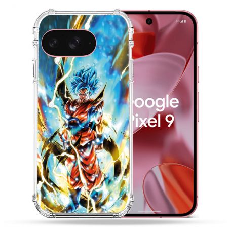 Coque Renforcée Pour Google Pixel 9 Manga Dragon Ball Sangoku Blanc