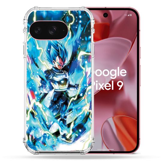 Coque Renforcée Pour Google Pixel 9 Manga Dragon Ball Vegeta Bleu