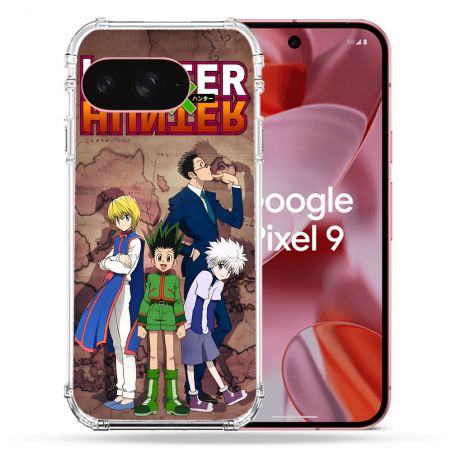 Coque Renforcée Pour Google Pixel 9 Manga Hunter X Hunter Vintage
