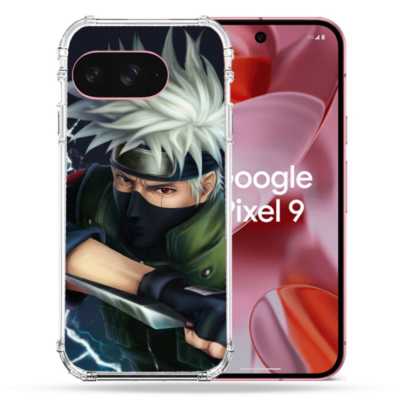 Coque Renforcée Pour Google Pixel 9 Manga Naruto Kakashi