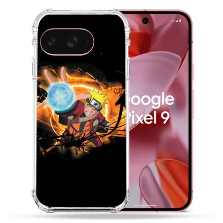 Coque Renforcée Pour Google Pixel 9 Manga Naruto Noir