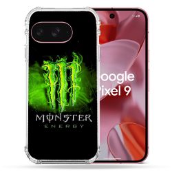 Coque Renforcée Pour Google Pixel 9 Monster Energy Vert