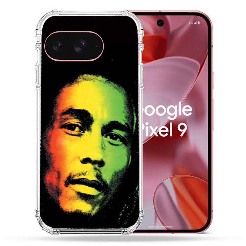 Coque Renforcée Pour Google Pixel 9 Musique Bob Marley 2