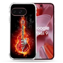 Coque Renforcée Pour Google Pixel 9 Musique Guitare Electrique