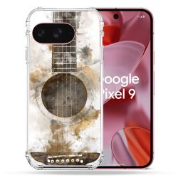 Coque Renforcée Pour Google Pixel 9 Musique Guitare Tag