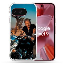 Coque Renforcée Pour Google Pixel 9 Musique Johnny Hallyday Moto